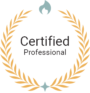 Certified professional badge